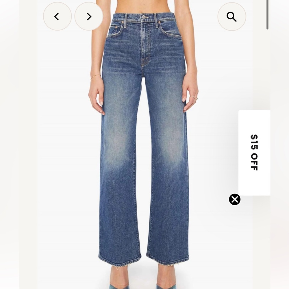 Mother Lasso Sneak Wide Leg Jeans - SOLD